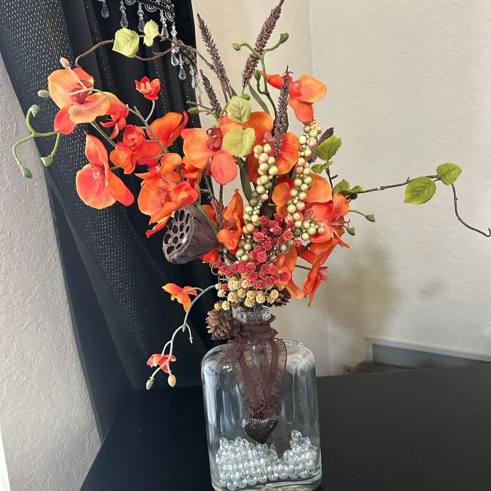 Fall Flower Decoration NWOT